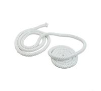 TONIXY Corde à feu pour poêle, kit de corde de poêle en fibre de verre, joint de porte de poêle, cordon résistant à la chaleur pour cheminée, chaudière, longueur 3 m (12 mm x 3 m de long)