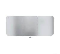 TONIXY Déflecteur d'air extérieur à gaz en aluminium pour terrasse, facile à installer, design pliable pour parasol chauffant Argenté
