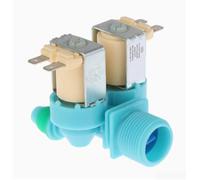TONIXY Électrovanne d'entrée d'eau à double tête pour machine à laver Samsung avec C-225 19-a01 DC62-00311C ABS bleu pièce de rechange 82 x 80 x 65 mm