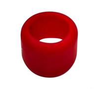 TONIXY Embout de protection hexagonal de 6,35 mm pour embout de visseuse à percussion, manchon de protection en caoutchouc pour la plupart des outils électriques, rouge (rouge)