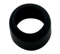 TONIXY Embout de protection hexagonal de 6,35 mm pour embout de visseuse à percussion, manchon de protection en caoutchouc pour la plupart des outils électriques, rouge (noir)