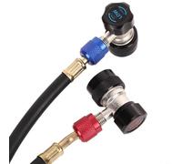 TONIXY Ensemble d'adaptateurs de coupleur rapide R134a, ensemble d'adaptateurs de connecteur de coupleur rapide de climatisation pour systèmes de climatisation automobile