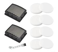 TONIXY Ensemble de filtres de rechange pour aspirateur vertical sans sac Kenmore DU4080 compatible avec les modèles DU2012 DU2015 K4010 Comprend des filtres en mousse et feutre et une brosse de