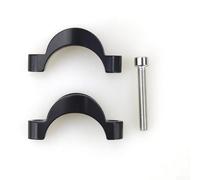 TONIXY Entretoises de rechange en alliage pour guidon TT - 31,8 mm de diamètre - 10/20 mm de diamètre avec vis M5 - Hauteur optimale (10 mm)
