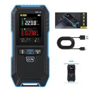 TONIXY Erd-10 Détecteur de rayonnement électromagnétique 4 en 1, détecteur de force de champ électrique et magnétique avec moniteur de puissance RF et de température, écran couleur de 6,1 cm