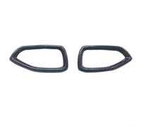 TONIXY Garniture de grille d'aération gauche et droite en fibre de carbone ABS pour Hyundai Santa Fe 2019-2023, accessoire d'intérieur améliorant l'esthétique de la cabine et protégeant contre les