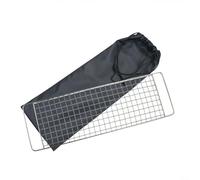 TONIXY Grille de barbecue en maille d'acier inoxydable, 38 x 12 cm, rétention efficace de la chaleur avec design en maille métallique pour une cuisson facile (B)