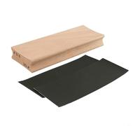 TONIXY Guitar Radius Bloc de ponçage bidirectionnel pour nivellement des frettes de guitare et basse, outil de luthier en bois double taille avec papier abrasif grain 600 (9,5 et 20)