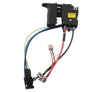 TONIXY Interrupteur à gâchette en métal pour perceuse électrique avec petite lumière compatible avec BHR162 BHR202 DHR202 18 V