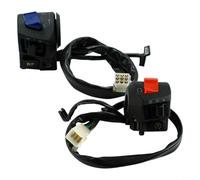 TONIXY Interrupteur de poignée pour guidon de moto pour l'éclairage, la mise à mort du moteur et les clignotants, sûr et fiable, facile à installer pour guidon de moto (FXD125 Non)