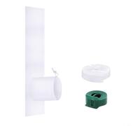 TONIXY Joint de fenêtre pour climatiseur, kit d'étanchéité de fenêtre AC, avec cordon de serrage, bloc de chaleur pour climatiseur portable (90 cm x 25 cm)