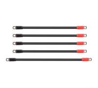 TONIXY Kit de câble de batterie de vélo électrique 4 AWG pour chariot de golf 36 V 48 V 60 V 72 V, câblage en cuivre épais avec cosses SC35-8 pour vélo électrique, scooter, vélo pliant, noir et rouge