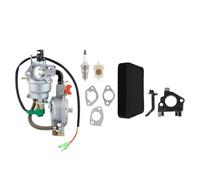 TONIXY Kit de carburateur double carburant pour conversion GPL, compatible avec les générateurs de 45 kW à 10 kW, y compris pour Champion, Honda, Predator, construction en métal pour alimentation de