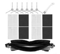 TONIXY Kit de rechange pour aspirateur robot Eufy L50/L60 avec 6 brosses latérales, 4 filtres et 1 brosse rouleau pour maintenir une forte performance de nettoyage à la maison