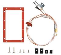 TONIXY Kit de remplacement pour chauffe-eau au gaz naturel avec joint de porte et vis, construction en acier inoxydable et cuivre en laiton, pour cuisine