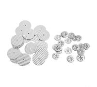 TONIXY Kit de réparation de bouclier thermique, clips de plaque de protection en métal, argenté, compatible avec OEM N90796501 6715468, pour réparation d'échappement de voiture