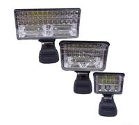 TONIXY Lampe de travail LED sans fil pour batterie Bosch 18 V, projecteur portable de 10,2 cm avec type C et USB à charge rapide, étanche pour chantier, garage, camping (20,3 cm)