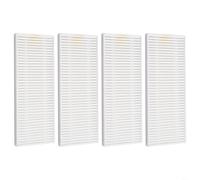 TONIXY Lot de 2/4 filtres robots pour aspirateur MEDION MD 20041 SW MD 19601, filtration efficace de la poussière, design pré-filtre, blanc (lot de 4)