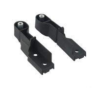 TONIXY Lot de 2 supports de fixation pour grille de pare-chocs A6 C6 2005-2011 RS6 2008-2011, clip de fixation en plastique ABS noir, avant gauche et droit (gauche + droite)
