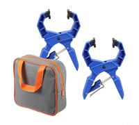 TONIXY Lot de 2 supports de serrage en G, capacité de 150 kg, pince à dégagement rapide, fixation en fibre de verre et nylon, pour menuisier et atelier