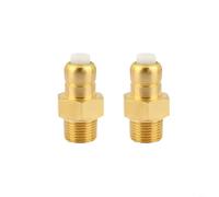 TONIXY Lot de 2 vannes de décharge thermique en laiton 62,8 °C - Contrôle automatique de la température pour nettoyeur haute pression - Compatible avec Homelite et pour systèmes de nettoyage de
