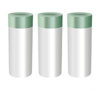 TONIXY Lot de 20 sacs poubelle avec cordon de serrage 67 x 40 cm en polyéthylène résistant aux perforations pour litière de toilettes intelligentes Neakasa, lot de 60 (60 pièces)