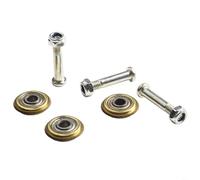 TONIXY Lot de 3 roues de coupe de carrelage de 22 mm avec vis, roue rotative à roulement à billes pour porcelaine et céramique, pièces de rechange pour machine de découpe manuelle, métal argenté