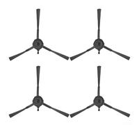 TONIXY Lot de 4 brosses latérales de rechange pour aspirateur robot EZVIZ RE4, RE4 Plus, RE5, RE5 Plus, nylon et plastique, lot de 4, noir