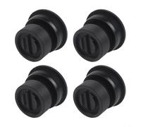 TONIXY Lot de 4 coussinets de pied absorbant les chocs pour Bambu Lab X1/X1C/A1/A1 pour MINI, pieds en silicone anti-vibrations pour la stabilité de l'imprimante 3D et la réduction du bruit, noir