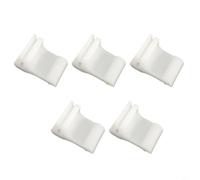 TONIXY Lot de 5 clips de fixation pour grille de pare-brise en ABS blanc pour Fiat Panda 2003-2012, fixation d'admission d'air de rechange OEM 71749907, réparation de garniture extérieure de voiture