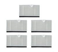 TONIXY Lot de 5 filtres de rechange de style HEPA pour aspirateur robot Ultenic D10 - Lavables et réutilisables, maintiennent des sols propres et l'efficacité de l'aspirateur