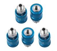 TONIXY Lot de 5 interrupteurs manuels pneumatiques à commande de débit pour Hsv-06 Hsv-08 Hsv-10 Hsv-15 G1/8 1/4 3/8 1/2 Bspt outils en aluminium (HSV-06)