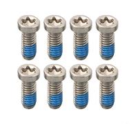 TONIXY Lot de 8 boulons de plateau en acier inoxydable pour SRAM Rival AXS pour Force Rouge 12 vitesses T20 Vis de rechange pour manivelle de vélo de route Ajustement sécurisé