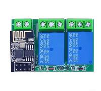 TONIXY Module de relais avec connectivité WiFi, prise en charge 10 A CA/DC, pour Esp8266 Esp-01S, télécommande application mobile, bricolage pour projets domotiques intelligents