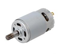 TONIXY Moteur 18 V 8 dents RS-550VD-6532 H3 pour Rockwell WX390 WU390, pièce de rechange argentée de 38 mm pour réparation d'outils électriques