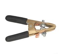 TONIXY Pince de mise à la terre 400 A, pince de mise à la terre en laiton avec trou de 8 mm pour soudage de goujons de résistance blindée au gaz argon dans les chantiers navals, fabrication en acier