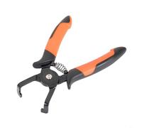 TONIXY Pince de retrait de goupille à 40° et 85° en acier au carbone coudée pour enlèvement de clips de fixation de voiture, panneau de garniture de pare-chocs, porte, roue bien avec ergonomique pour