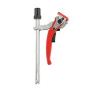 TONIXY Pince d'établi de travail du bois, base de 20 mm très résistante avec mécanisme à cliquet auto-alignant pour serrage instantané sur les trous de chien de 1,9 cm (20 mm)