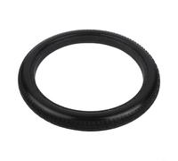 TONIXY Pneu solide pour fauteuil roulant et vélo, pneu en caoutchouc anti-crevaison, pas de gonflage nécessaire, conduite stable pour les trajets urbains et les voyages en plein air, noir (noir)