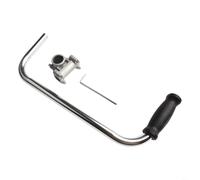 TONIXY Poignée en aluminium pour débroussailleuse, fixation ergonomique pour réduire la fatigue et les douleurs dorsales, accessoire d'entretien de pelouse de 38,1 cm pour jardinage à domicile