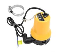 TONIXY Pompe submersible pour eau peu profonde CC 12 V/24 V - Débit de 4500 l/h, élévation de 3 m, pour cale de bateau, aquariums et applications en eau peu profonde (12 V)
