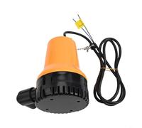 TONIXY Pompe submersible pour eau peu profonde CC 12 V/24 V - Débit de 4500 l/h, élévation de 3 m, pour cale de bateau, aquariums et applications en eau peu profonde (24 V)