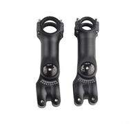TONIXY Potence de vélo réglable pour VTT, rehausseur de guidon en alliage d'aluminium de +/-60 degrés, convient aux barres de 25,4/31,8 mm, fourche de 28,6 mm, noir (31,8-100 mm)