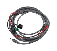TONIXY Pour câble Starlink, rallonge 18 AWG pour Starlink Mi-ni, câble d'alimentation à faire soi-même avec porte-fusible sécurisé et capuchon en caoutchouc, fil rouge robuste (2 m)