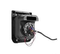 TONIXY Prise secteur étanche 16 A avec voyant lumineux et double couvercle de verrouillage pour une charge extérieure sûre à haut courant pour une alimentation extérieure fiable (noir)