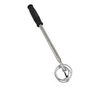 TONIXY Récupérateur de balles de golf télescopique pour l'eau, en alliage d'aluminium, outil de ramassage étendu de 190 cm, avec poignée antidérapante et cage antidérapante pour étangs et terrains