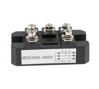 TONIXY Redresseur de pont - MDQ Series 150 A 1600 V Module redresseur de diode triphasé avec dissipateur thermique, pour onduleur PWM, alimentation à découpage et chargement de batterie