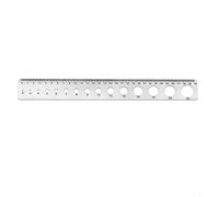 TONIXY Règle de mesure de trou rond et carré en acier inoxydable, outil de dessin à double échelle de 2 à 22 mm avec marquages de 0 à 30 cm, profil fin de 1 mm 2Cr13 jauge en métal pour architectes