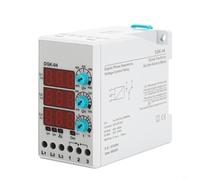 TONIXY Relais de contrôle de tension triphasé DGK-04 380 V avec paramètres de protection haute/basse tension réglables et affichage LED pour la prévention des pannes du réseau d'alimentation