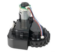 TONIXY Roue droite gauche pour Tefal Explorer Serie 20 RG6871 et pour aspirateur robot ISWEEP X3, roulette de rechange noire pour nettoyage de navigation (roue gauche)
